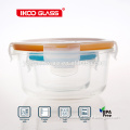 pyrex glass food container with airtight lock lid